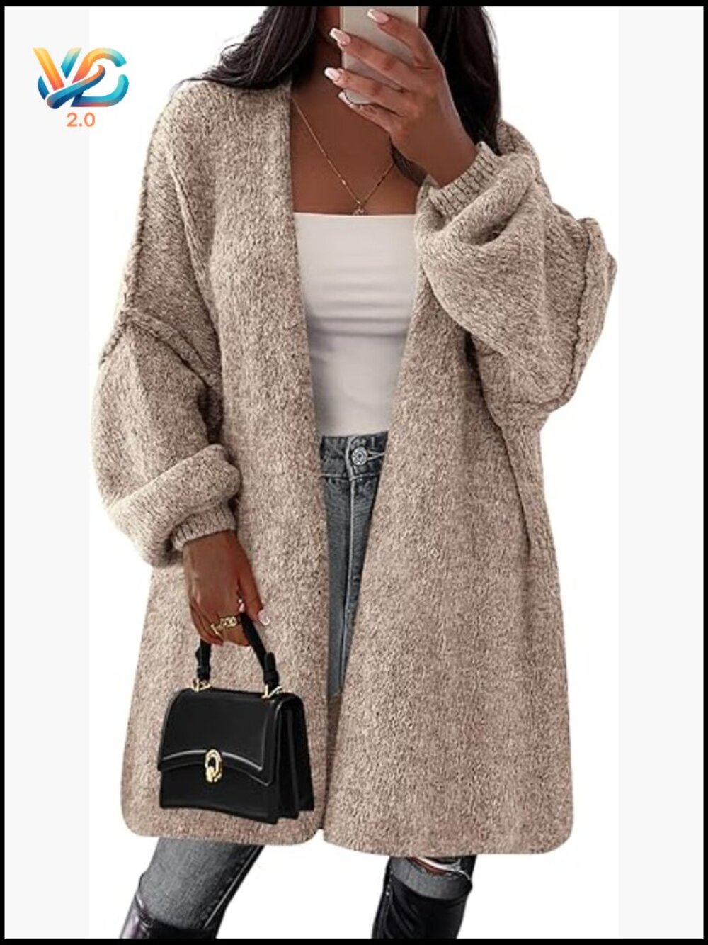 Oversized Long Cardigan Sweater Women Knit Sweater Jacket Coat Fall Winter